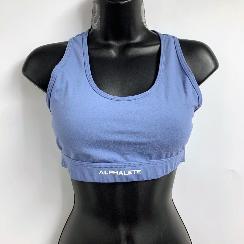 Alphalete Women's Keyhole Pullover Cropped Sports Bra Tankโ Top Size S